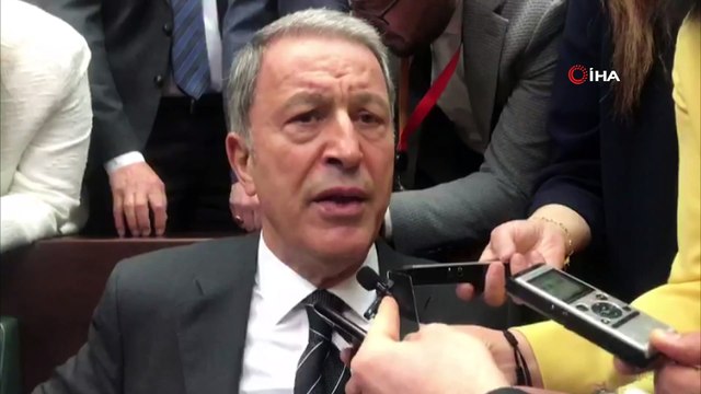 Milli Savunma Bakanı Hulusi Akar 'Bizim amacımız çözümdür, barışçıl ve siyasal yöntemlerdir'