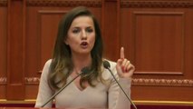 Rudina Hajdari ngre zërin në parlament: Unë kam qenë viktimë e dhunës