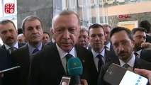 Erdoğan basın mensuplarının sorularını yanıtladı
