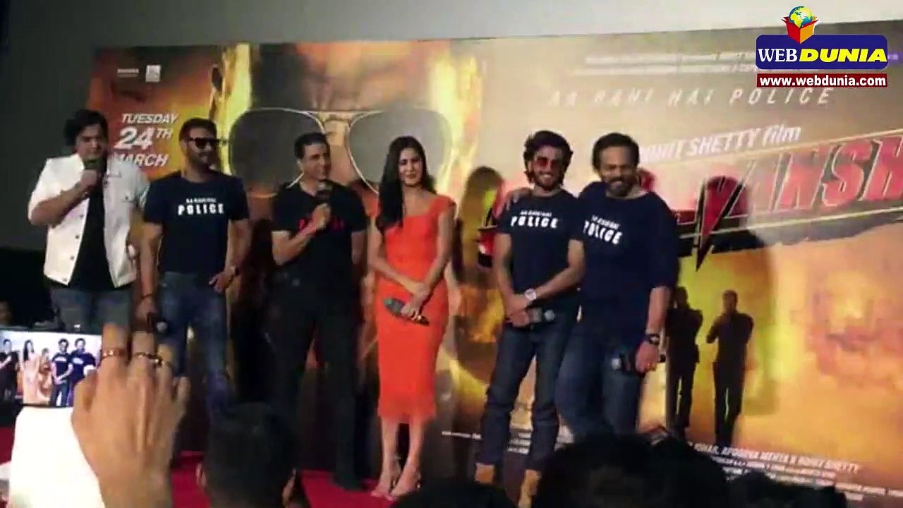 Team Sooryavanshi had fun in Trailer Launch