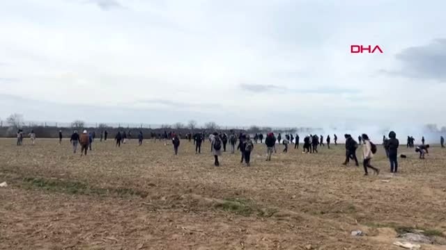 Edirne yunan güvenlik güçleri, sınırı geçmek isteyen göçmenlerin üzerine ateş açtı-4