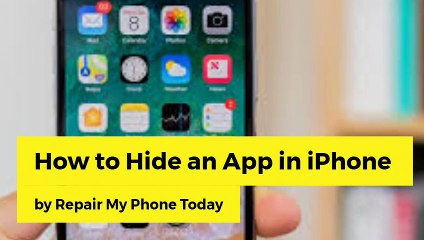 How to hide apps from iphone
