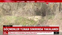 Göçmenlerin sınırda yakalanma anları Haber Global kamerasında