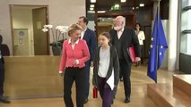 Greta Thumberg, invitada especial en la presentación de la ley climática en Bruselas