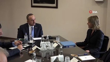 Dışişleri Bakanı Çavuşoğlu, BM Daimi Temsilcisi Kelly Craft'ı kabul etti