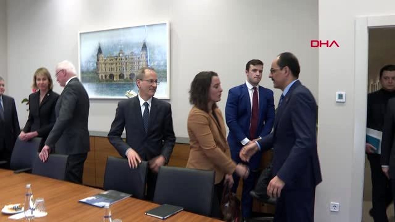 Ankara ibrahim kalın ve abd'nin bm temsilcisi craft ile suriye temsilcisi jeffrey'in görüşmesi
