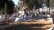Denetimli serbestlik yükümlüleri şehit mezarlarının bakım ve onarımını yaptı