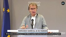 Fernando Simón acerca del coronavirus el 23 de febrero