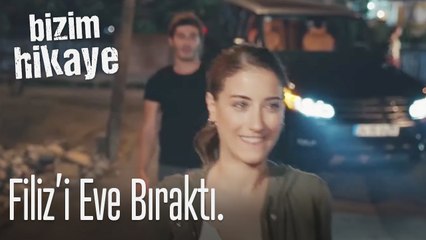Barış, Filiz'i eve bırakıyor - Bizim Hikaye