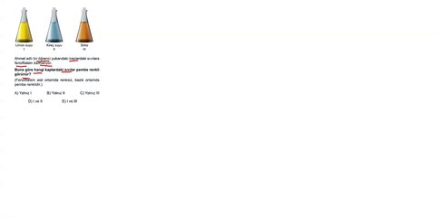 Sıradışı Analiz Yayınları TYT 9. Deneme Sınavı - Fen 11.  Soru