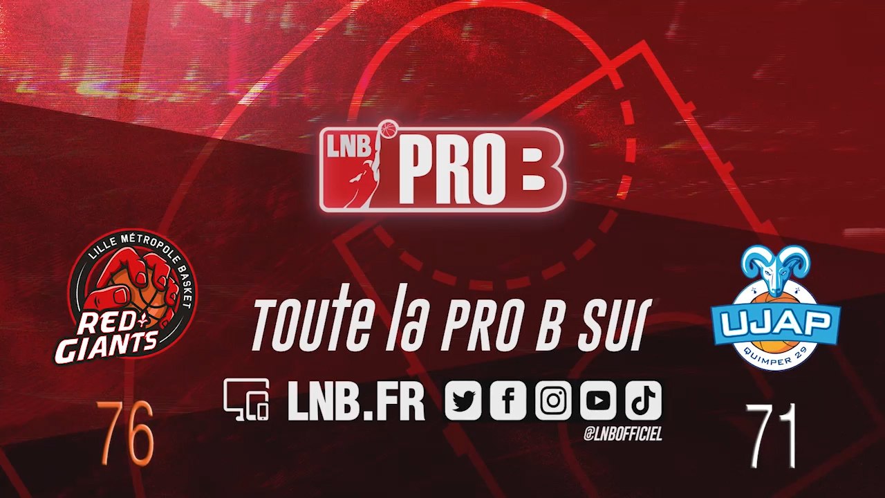 PRO B : Lille vs Quimper (J25)