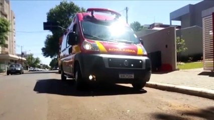 Criança é socorrida ao cair de quase um metro em colégio no Centro