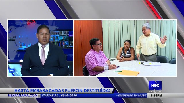 Hasta embarazadas fueron destituídas - Nex Noticias