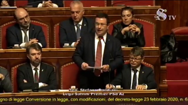 Candiani - Il governo di Conte e di Di Maio è nel caos (04.03.20)
