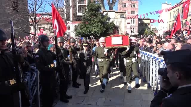 Şehit uzman çavuş tuncer'in cenazesi, trabzon'da