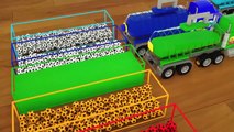 Kids Toy Videos US - Enseña colores con tanques de agua pintando bolas, automóviles consiguiendo nuevas ruedas