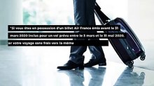 Virus - Air France autorise tous les passagers ayant réservé des voyages jusqu'au 31 mai à annuler ou reporter sans frais