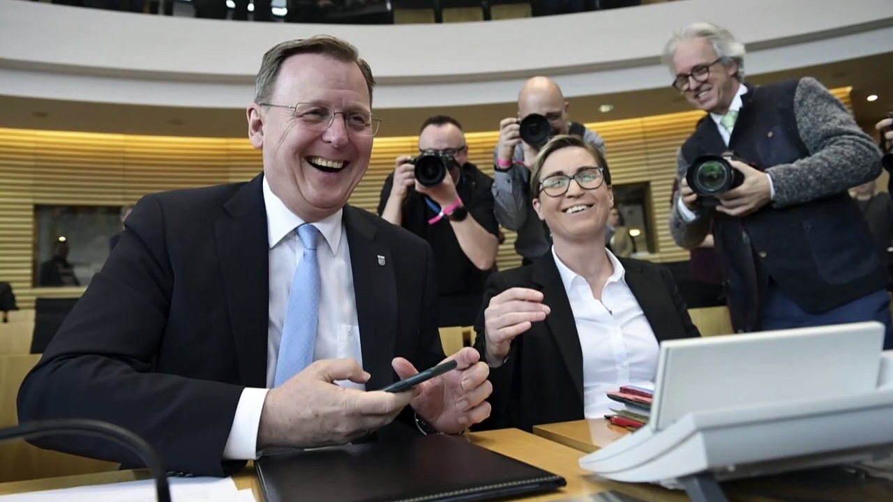 Ramelow im dritten Wahlgang zum Thüringer Ministerpräsidenten gewählt