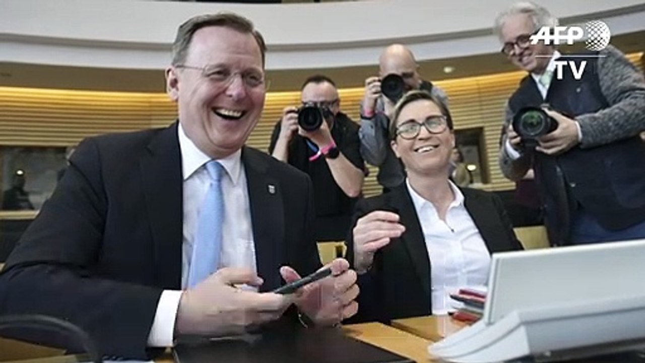 Ramelow im dritten Wahlgang zum Thüringer Ministerpräsidenten gewählt