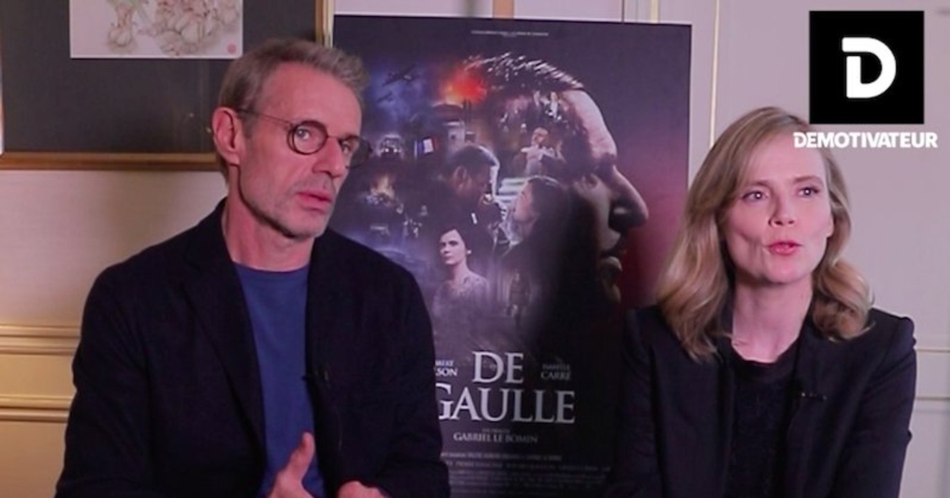 Lambert Wilson et Isabelle Carré nous présentent le film «De Gaulle», en salle le 8 mars 2020