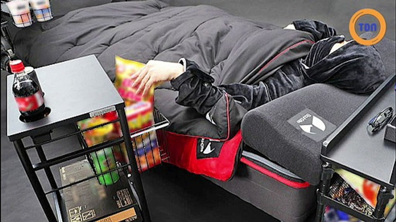 Un lit spécialement conçu pour les gamers