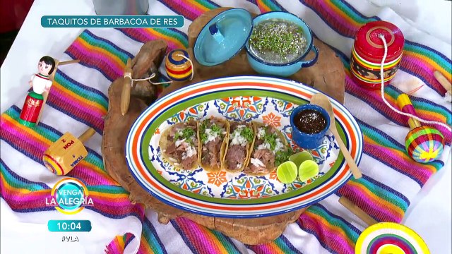 ¡Prepara unos deliciosos Taquitos de barbacoa de res! | Venga La Alegría