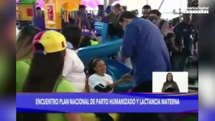 Maduro obvia la crisis e insta a las mujeres venezolanas a “parir masivamente”