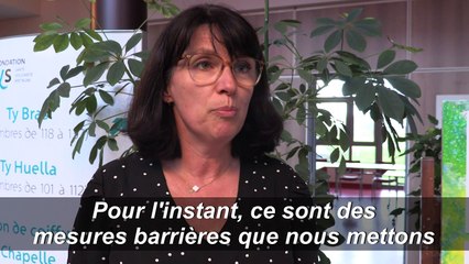 Coronavirus: dans un Ehpad de Brest, on veille sans céder à la panique