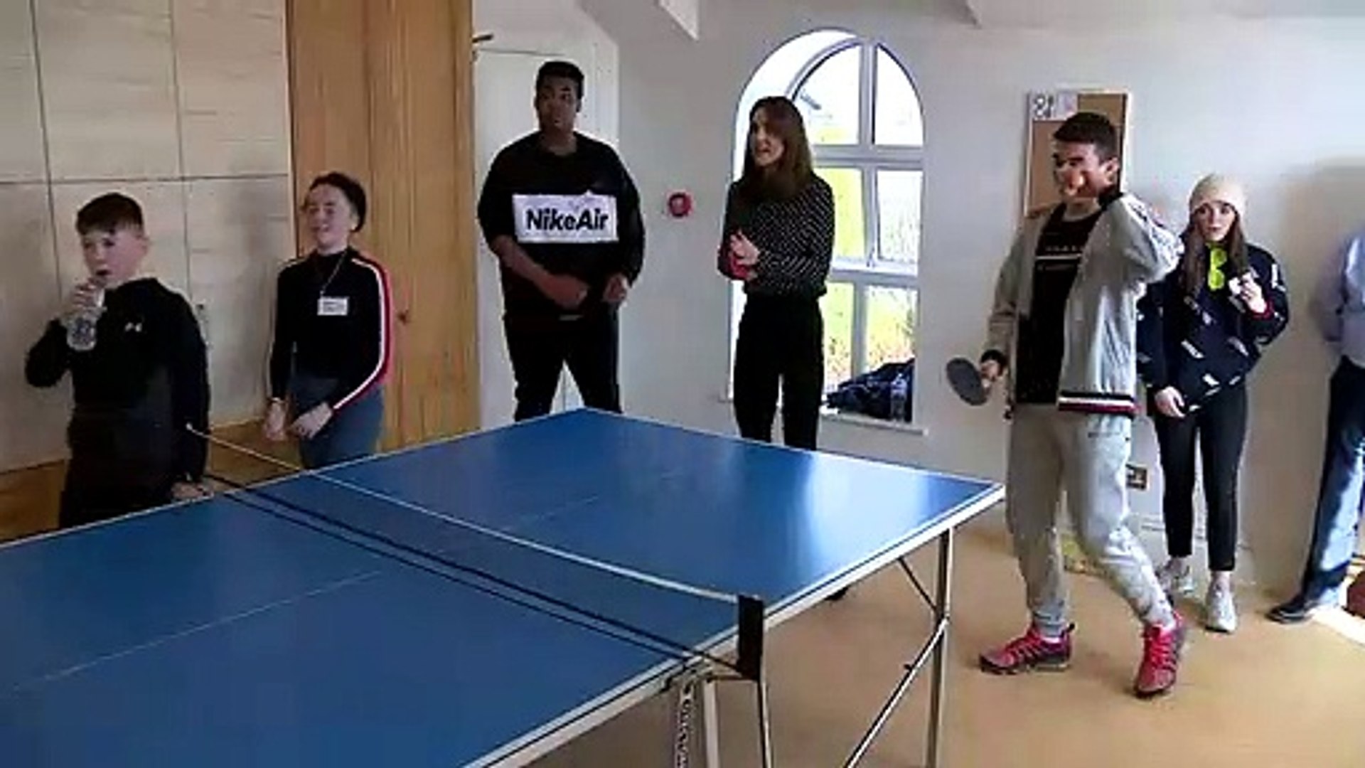 Prince William And Kate Play Table Tennis Video Dailymotion