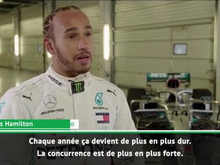 Mercedes - Hamilton annonce "la saison la plus serrée de toute l'histoire"