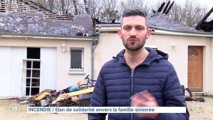 INCENDIE Elan de solidarité envers la famille sinistrée