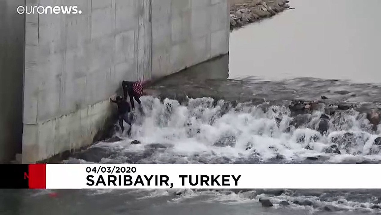 Durch den Fluss zur Grenze