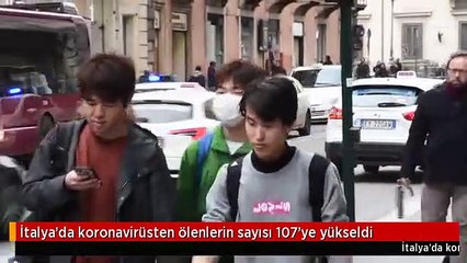 İtalya'da koronavirüsten ölenlerin sayısı 107'ye yükseldi
