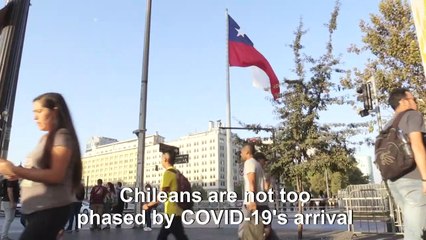 Chileans react to country's first confirmed COVID-19 cases