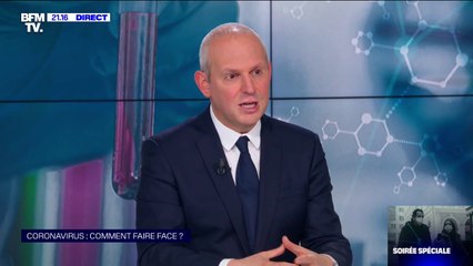 Jérôme Salomon: Le coronavirus "n'est pas dans l'air"