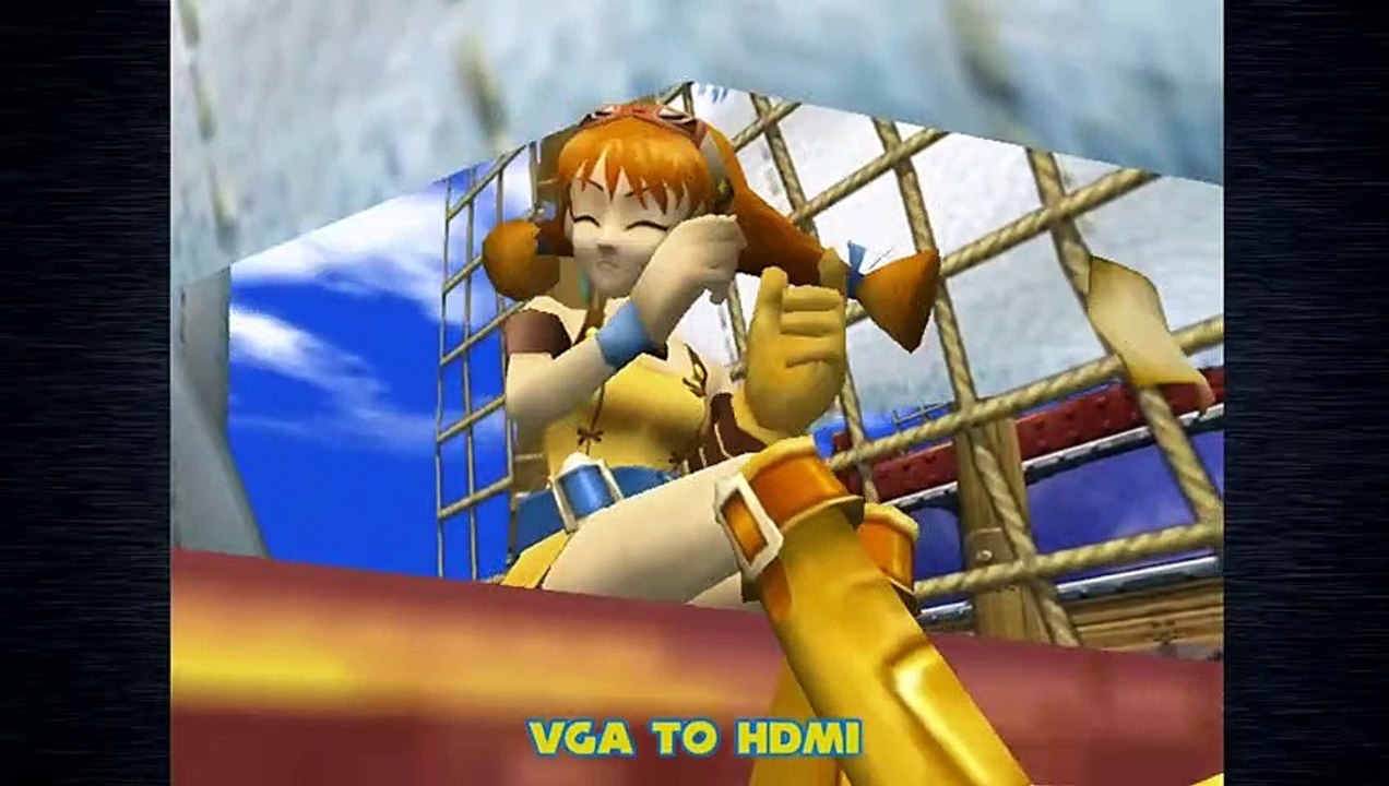 Kaico Dreamcast HDMI Adapter - Test 1 - Skies of Arcadia