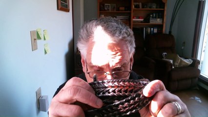 Tanpie Fashion Handmade Leather Braided Belt