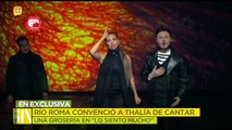 Rio Roma convenció a Thalía de cantar grosería en su tema 