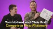Tom Holland and Chris Pratt Show Off Their A+ Art Skills in a Game of Pixar Pictionary