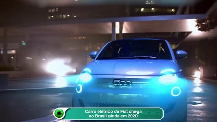 Carro elétrico da Fiat chega ao Brasil ainda em 2020