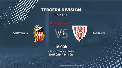 Previa partido entre Constància y Santanyi Jornada 27 Tercera División