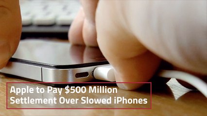 Apple Settles On Slow iPhones