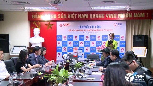 PTI và VPF ký kết hợp tác Bảo hiểm giải Bóng đá Chuyên nghiệp Quốc gia 2020 | VPF Media