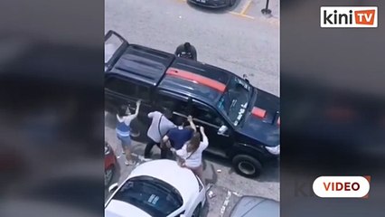 Kecoh insiden tarik kereta di  Skudai