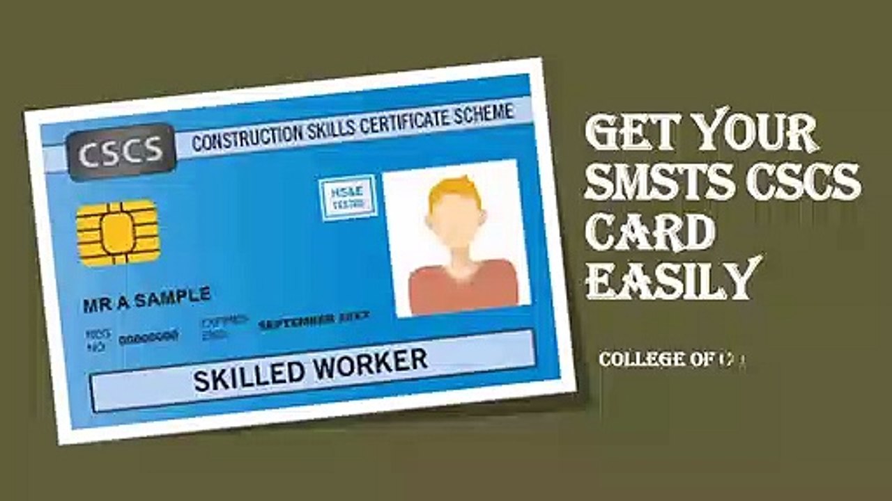 GET YOUR SMSTS CSCS CARD EASILY