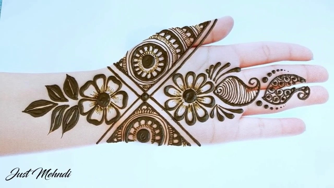 Beautiful Easy Mehndi design for hands - stylish Mehendi design ...