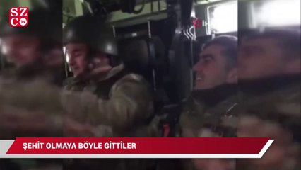 Şehit olmaya böyle gittiler
