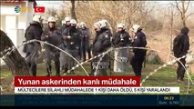 Yunan askerlerinden kanlı müdahale