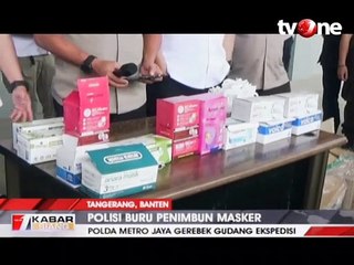 Polisi Buru Penimbun Masker di Tangerang, Batam dan Semarang