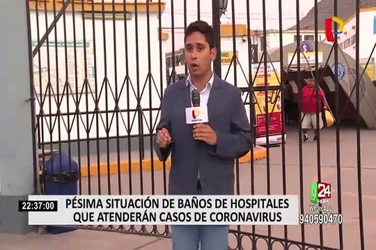 Coronavirus: Hospitales que atenderán casos no cuentan con los servicios básicos de higiene